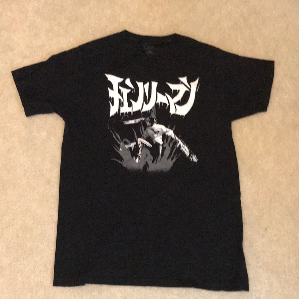 Chainsaw man graphic tee, black
